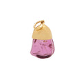 Load image into Gallery viewer, Natural Tourmaline 18K gold pendant front view - NFJSD-1482
