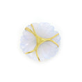 Load image into Gallery viewer, Natural Blue Chalcedony and Tourmaline 14K gold pendant close-up detail - NFJSD-1816
