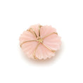 Load image into Gallery viewer, Natural Pink Opal and Tourmaline 14K gold pendant side angle - NFJSD-1744
