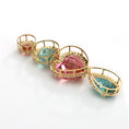 Load image into Gallery viewer, Natural Tourmaline 18K gold necklace close-up detail - NFJSD-1465
