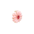 Load image into Gallery viewer, Natural Pink Opal and Tourmaline 14K gold pendant on-hand view - NFJSD-1541

