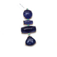 Load image into Gallery viewer, Natural Tanzanite and Emerald 18K gold necklace front view - NFJSD-1456
