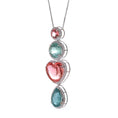 Load image into Gallery viewer, Natural Tourmaline 18K gold necklace side angle - NFJSD-1465
