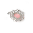 Load image into Gallery viewer, Natural Pink Opal and White Aquamarine 14K gold pendant side angle - NFJSD-1916

