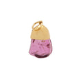 Load image into Gallery viewer, Natural Tourmaline 18K gold pendant top view - NFJSD-1482
