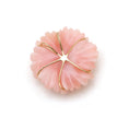 Load image into Gallery viewer, Natural Pink Opal and Tourmaline 14K gold pendant close-up detail - NFJSD-1746
